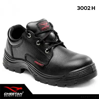 Sepatu Safety Cheetah 3002H warna hitam